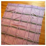 BR1 - Vintage Pink & Purple Plaid Blanket