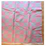 UL - Blanket - Vintage Pink & Gray Checkered