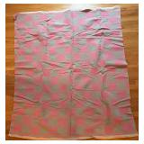 UL - Blanket - Vintage Pink & Gray Checkered