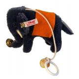 UL -2007 Steiff Club Member Exclusive Gift Miniature Mohair Blue Elephant Hanging Ornament