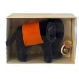 UL -2007 Steiff Club Member Exclusive Gift Miniature Mohair Blue Elephant Hanging Ornament