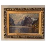 UL - Petite Original Norwegian Landscape Painting