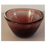 UL - Vintage Orrefors Gradient Glass Bowl