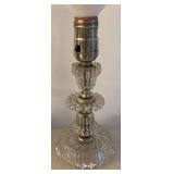 UL - Pair of Vintage Crystal Lamps