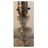 UL - Pair of Vintage Crystal Lamps