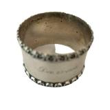 BR1 - Napkin Rings - Antique Sterling Silver (Lot of 3)