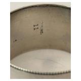 BR1 - Napkin Rings - Antique Sterling Silver (Lot of 3)