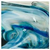 Vintage Murano-Style Hand Blown Glass Swan Bowl