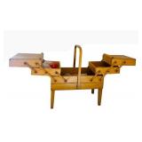 uL - Strømmen Bruk Hamar Accordion Sewing Box with Accessories - Norway