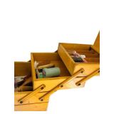 uL - Strømmen Bruk Hamar Accordion Sewing Box with Accessories - Norway