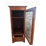 uL - Mission Style Cabinet with Glass Door