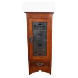 uL - Mission Style Cabinet with Glass Door
