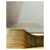 BR1 - Columbia 7-Inch Vinyl Records Collection in Vintage Blue Storage Box - Assorted 45 RPM Singles