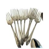 BR1 - Royal Plate Vintage Silver Plate Flatware Set - Assorted Spoons & Forks