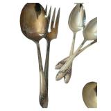 BR1 - Royal Plate Vintage Silver Plate Flatware Set - Assorted Spoons & Forks