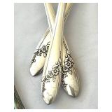 BR1 - Royal Plate Vintage Silver Plate Flatware Set - Assorted Spoons & Forks