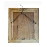 uL - Ornate Gilt Picture Frame - Antique Baby Portrait