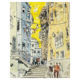 uL - Santarem Portugal Hill Towns - Art Print 10x13 Unframed