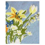 BR1 - Floral Needlepoint Bouquet Framed Wall Art