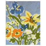 BR1 - Floral Needlepoint Bouquet Framed Wall Art