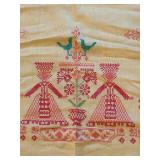 uL - Vintage Embroidered Tablecloth Set with Napkins -