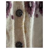 BR1 - Dale of Norway Vintage Wool Cardigan - Size 42 - Nordic Fair Isle Knit