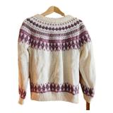 BR1 - Dale of Norway Vintage Wool Cardigan - Size 42 - Nordic Fair Isle Knit