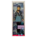 uL - Barbie Corduroy Cool Fashion Doll 24658 - Striped Top, Teal Skirt & Accessories