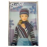uL - Barbie Corduroy Cool Fashion Doll 24658 - Striped Top, Teal Skirt & Accessories