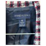 uL - Anne Klein II Blazer - Bergdorf Goodman Plaid Tweed, Size 10