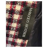 uL - Anne Klein II Blazer - Bergdorf Goodman Plaid Tweed, Size 10