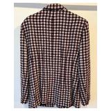 uL - Anne Klein II Blazer - Bergdorf Goodman Plaid Tweed, Size 10