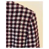uL - Anne Klein II Blazer - Bergdorf Goodman Plaid Tweed, Size 10