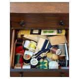 uL - Sewing Cabinet with Side Wings- Includes Sewing Supplies