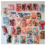 uL - Happy Meal Plush Toys - Assorted Mini Figures in Clear Bags