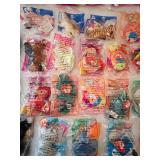 uL - Happy Meal Plush Toys - Assorted Mini Figures in Clear Bags