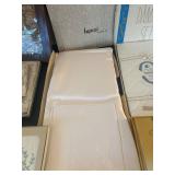 BB - Vintage Damask Linen Set & Real Hand Embroidered Linens - Country Diary Collection