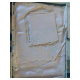 BB - Vintage Damask Linen Set & Real Hand Embroidered Linens - Country Diary Collection