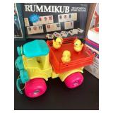 uL - Vintage Board Games Lot: Rummikub, Twixt, Dominoes, UNO, Chinese Checkers & View-Master