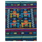uL - Mexican Serape Throw - 64 x 34 in - Wall Hanging