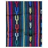 uL - Mexican Serape Throw - 64 x 34 in - Wall Hanging