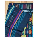 uL - Mexican Serape Throw - 64 x 34 in - Wall Hanging