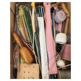 uL - Vintage Sewing Notions Collection: Threads, Bobbins, Lace & Trim