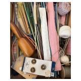 uL - Vintage Sewing Notions Collection: Threads, Bobbins, Lace & Trim