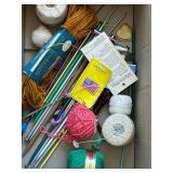 uL - Vintage Sewing Notions Collection: Threads, Bobbins, Lace & Trim
