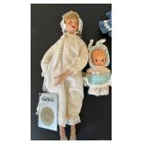 uL - Faith Wick for DollCrafter Classics Vintage Dolls - 15in Tall Mixed-Cloth Group