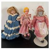 uL - Faith Wick for DollCrafter Classics Vintage Dolls - 15in Tall Mixed-Cloth Group