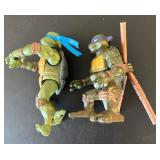 uL - Teenage Mutant Ninja Turtles Action Figures (Lot of 2) - 5 inches tall
