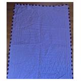 uL - Purple Quilt 41 x 45 Inches - Quilted Throw/Bed Cover