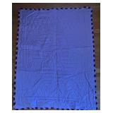 uL - Purple Quilt 41 x 45 Inches - Quilted Throw/Bed Cover
